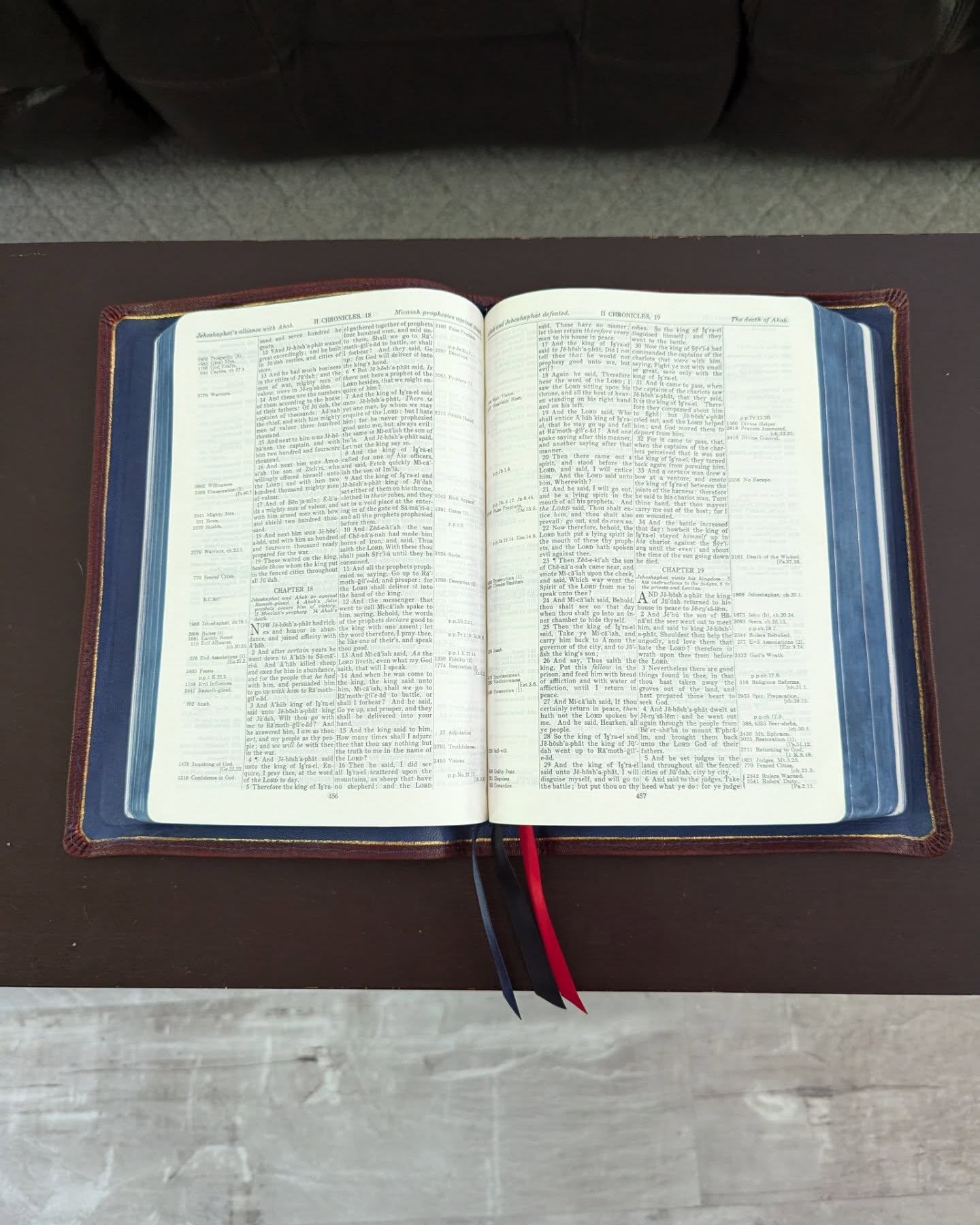 Red Wine Goatskin KJV thumbnail 4