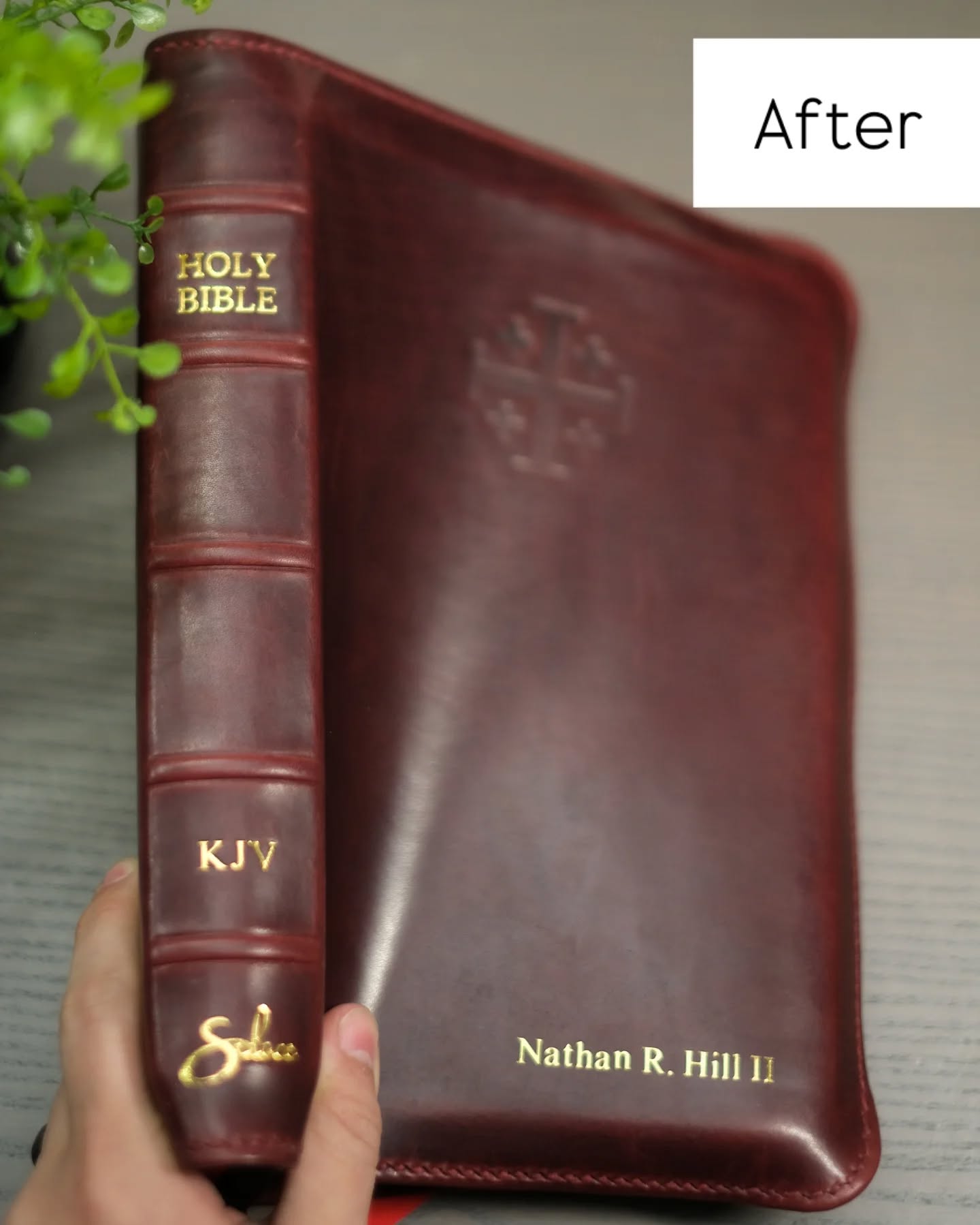 Cranberry Horween Dublin KJV thumbnail 9