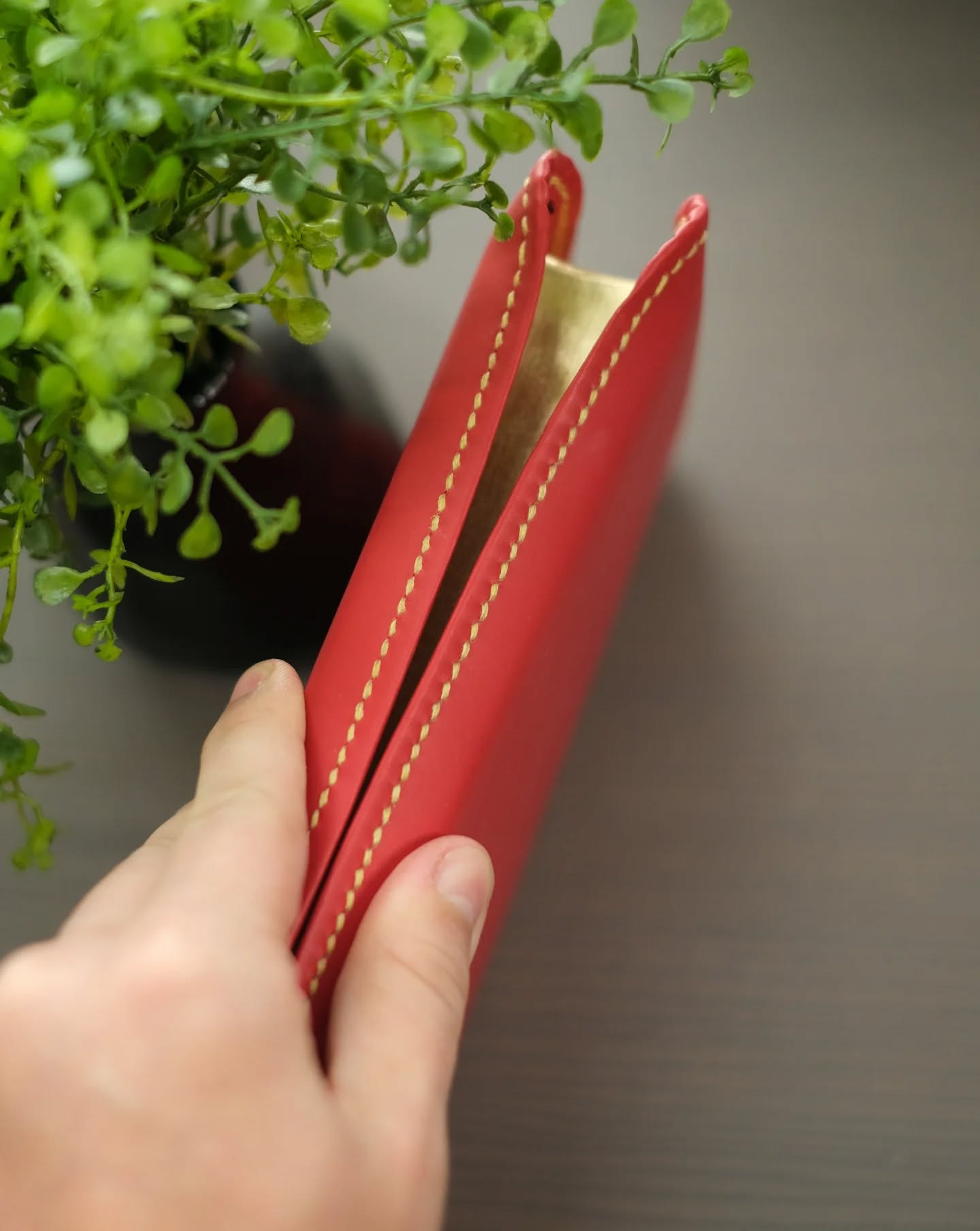 Red Luxury Smooth Grain Calfskin RSV thumbnail 6