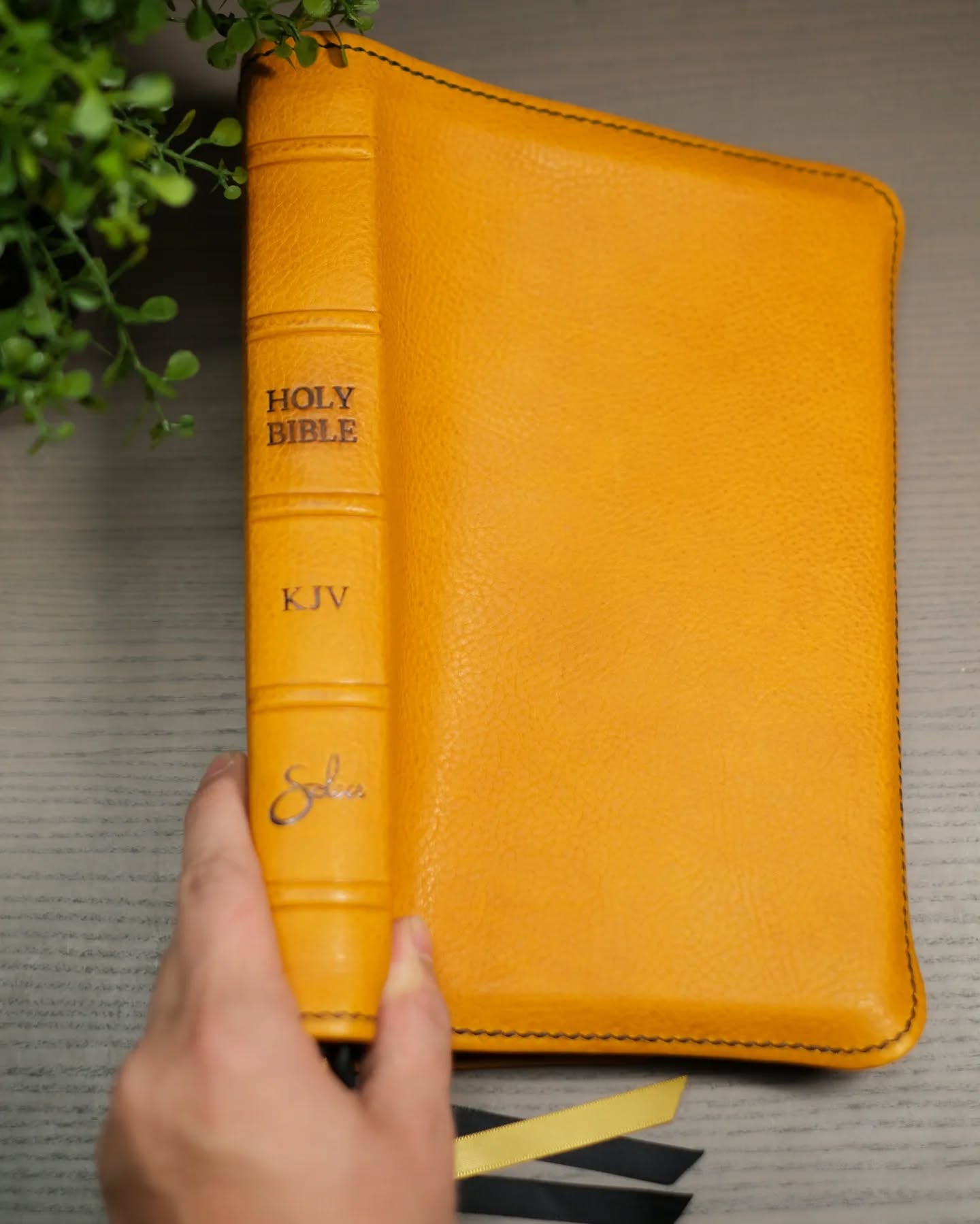 Black Cowhide KJV thumbnail 5